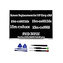 Screen Replacement for HP Envy x36015m-cn 15m-cn0000 15m-cn0011dx LCD Display Touch Assembly Digitizer Board with Silver Bezel Resolution: 1920x1080