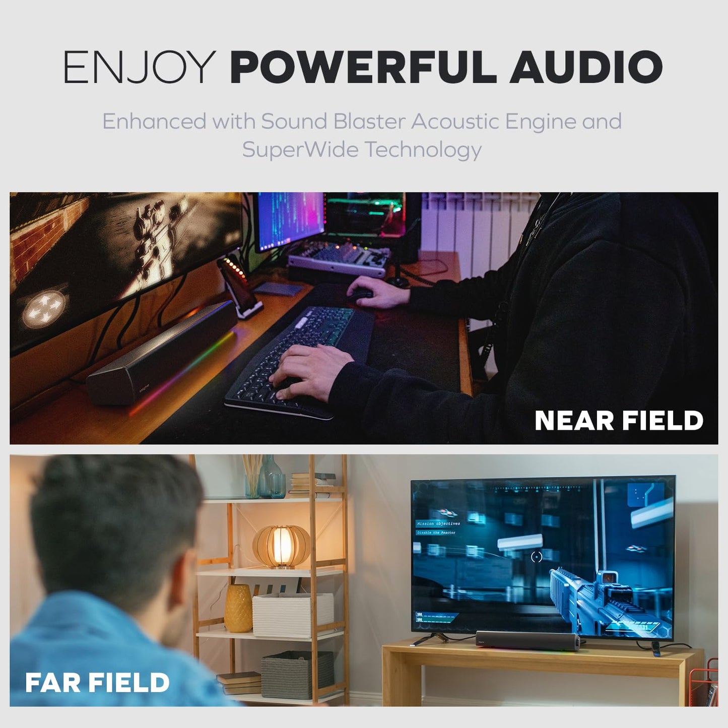 Creative Labs Sound Blaster GS5 RGB Gaming SOUNDBAR