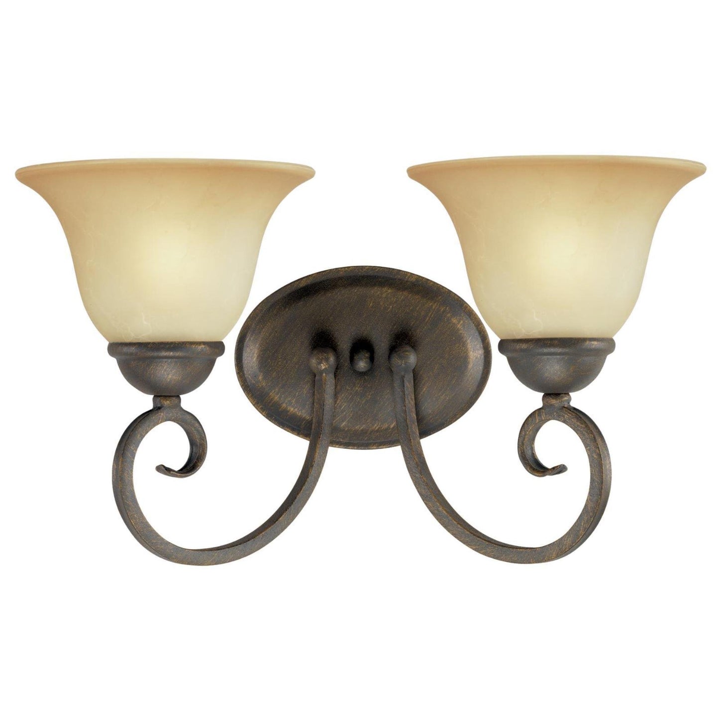 Westinghouse 66593 2-Light Light Fixture, Ebony Bronze Finish