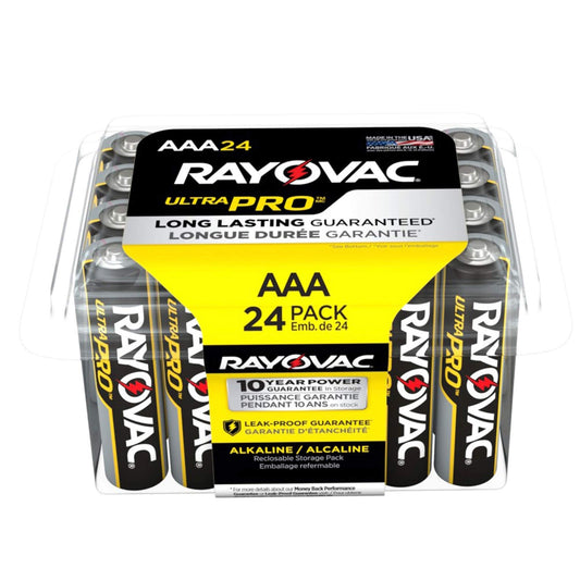 Alkaline Reclosable Aaa 24 Pac
