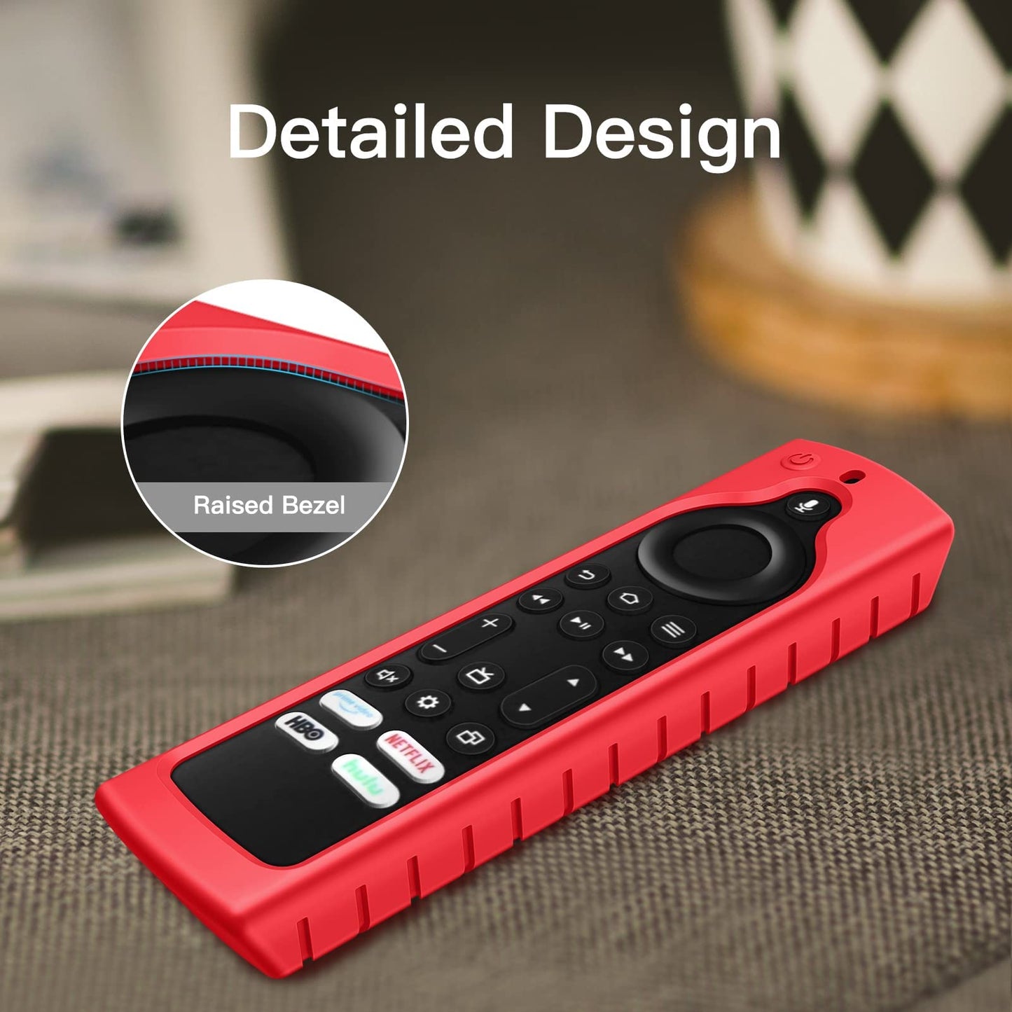 Fintie Silicone Case for Fire TV Stick 4K Max (2nd Gen)/Toshiba/Insignia/Pioneer/2-Series/4-Series/Omni Fire TV Remote - Anti Slip Shockproof Cover