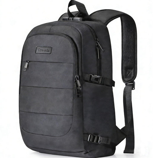 Tzowla Travel Laptop Backpack Water Resistant Anti-Theft Bag with Lock