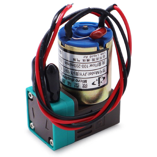 H-E Original JYY (B)-Y-10-1 Micro Diaphragm Pump Ink Pump for Infiniti/Crystaljet/Gongzheng/Flora Inkjet Printers (DC 24V, 3W, 100-200ml / min)