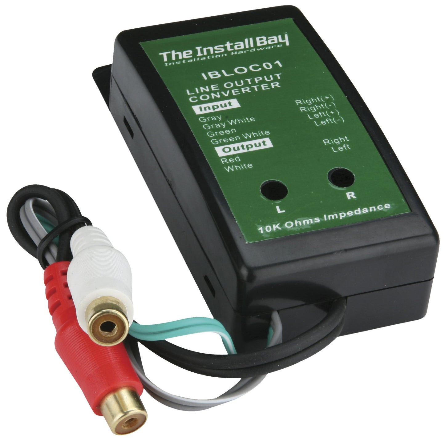Install Bay IBLOC01 2 Channel Adjustable Line Level Convertor 40 Watt Each