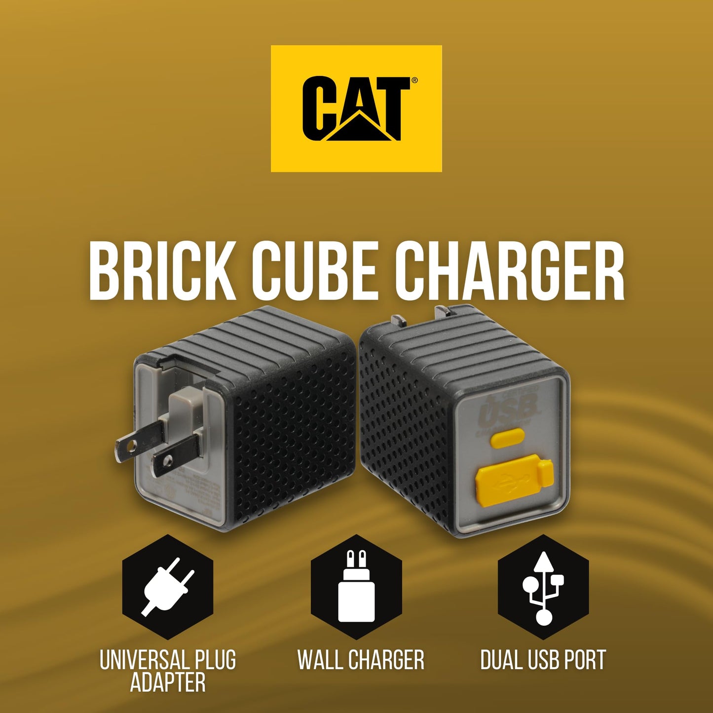 USB Charger, Black, Gray, 6.4 A, Type C