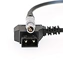 Uonecn Power Cable for Z Cam E2 Blackmagic Pocket Cinema Camera 4 Pin FFA 0S 304 to D Tap