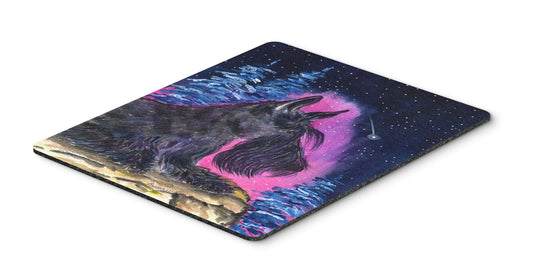 Caroline's Treasures SS8442MP Starry Night Scottish Terrier Mouse Pad, Hot Pad or Trivet for Home Office Gaming Working Computers Laptop Mouse