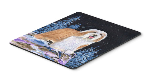 Caroline's Treasures SS8451MP Starry Night Bearded Collie Mouse Pad, Hot Pad or Trivet for Home Office Gaming Working Computers Laptop Mouse