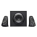 Logitech Z623 400 Watt Home Speaker System, 2.1 Speaker System - Black