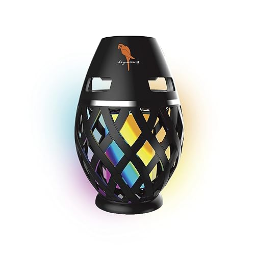 Margaritaville Tiki Torch - Waterproof Bluetooth Speaker, Portable Party Speaker with Multicolor LED Lights, Perfect for Travel, Parties, Yards,