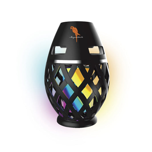 Margaritaville Tiki Torch - Waterproof Bluetooth Speaker, Portable Party Speaker with Multicolor LED Lights, Perfect for Travel, Parties, Yards,