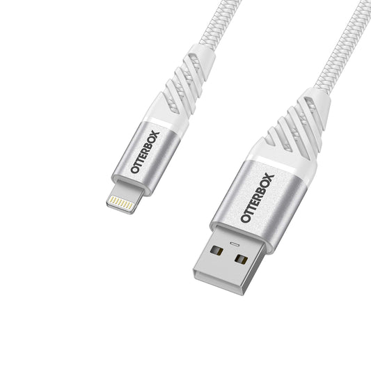 OtterBox Premium USB-A to Lightning, 1M - Cloud Sky