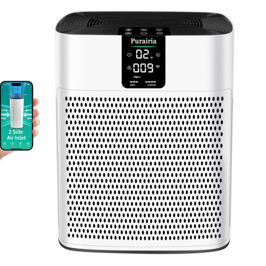 Air Purifier for Home Bedroom Office, HEPA Air Purifiers with 2 Filters