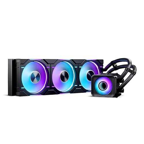 Phanteks Glacier One 360D30 X2 AIO Liquid CPU Cooler, Evolv X2 Cap Design, 3X Performance D30-120 D-RGB Fans, for Intel LGA 1851, 1700, 1200, 115x