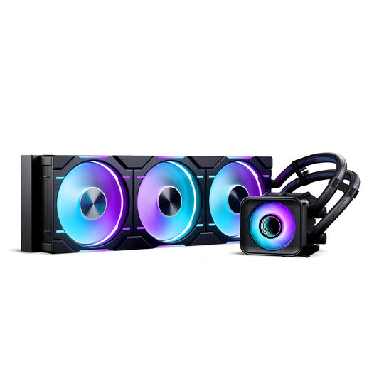 Phanteks Glacier One 360D30 X2 AIO Liquid CPU Cooler, Evolv X2 Cap Design, 3X Performance D30-120 D-RGB Fans, for Intel LGA 1851, 1700, 1200, 115x