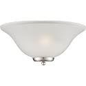Nuvo Lighting 60/5382 Ballerina One Light Wall Sconce with Frosted Glass, Brushed Nickel
