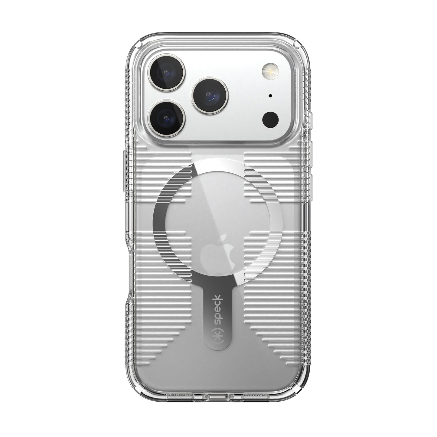 Speck GEMSHELL Grip +MS Case for iPhone 17 Pro - Clear/Clear | Slim Protective Grip | Drop Protection | MagSafe Compatible