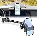 OMU Bronco Phone Mount Compatible with Ford Bronco 2021 2022 2023 2/4 Door,Dual Ball Socket All-Metal Cell Phone Holder,360°Adjustable Dash Mount