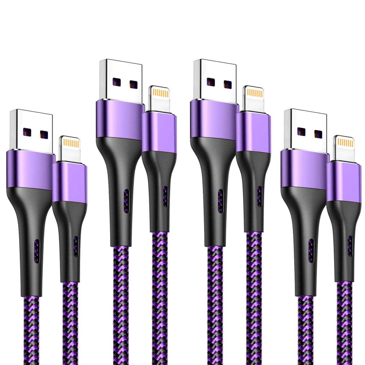 iPhone Charger 4Pack 10ft, [Apple MFi Certified] Lightning Cable 10 Foot Long iPhone Charger Cord Fast Charging Cable for iPhone 13 12 Pro Max Mini…