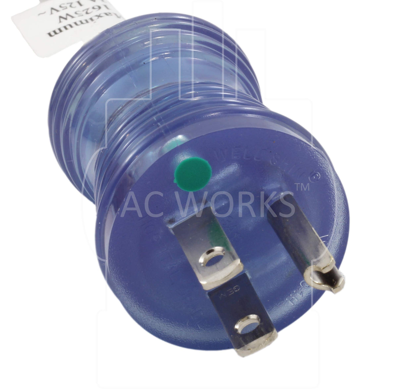 AC WORKS [29441-AS] Medical Grade Power Strip Coiled Cord with Bar Tri-outlet