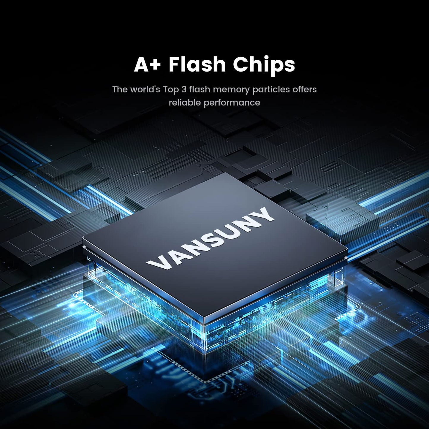 Vansuny 500GB Portable External SSD, USB 3.1 Gen2 450MB/s High-Speed Data Transfer, Metal USB C Mini Portable External Solid State Drive for PC
