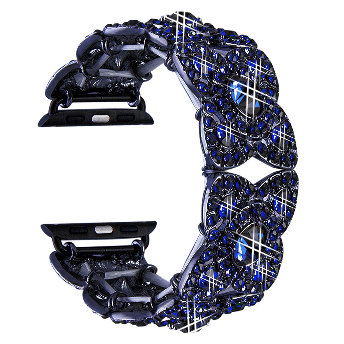 VIQIV Bling Bands for Compatible with Apple Watch 38mm 40mm 41mm 42mm(Series 10) Iwatch Series 11 10 9 8 7 6 5 4 3 2 SE SE2, Diamond Rhinestone