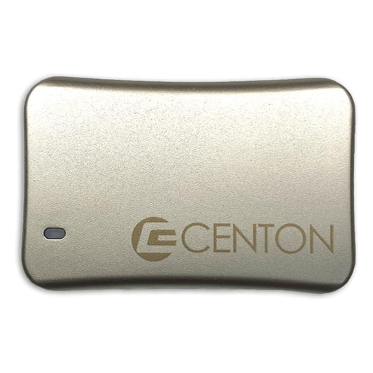 Centon External SSD (Silver Metallic), USB-C 3.2 Gen 2, 500GB