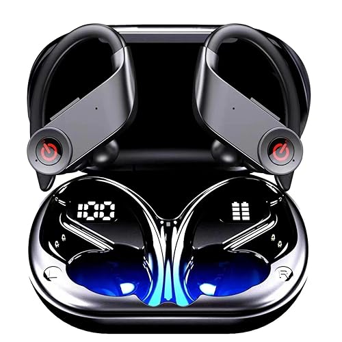 TWS Wireless Earbuds Earphones Compatible with Samsung Galaxy S26/S25/S24/S23/S21/S20/Plus/FE/Edge/A16/A26/A36/A56, Ear Hook True Stereo Headset…