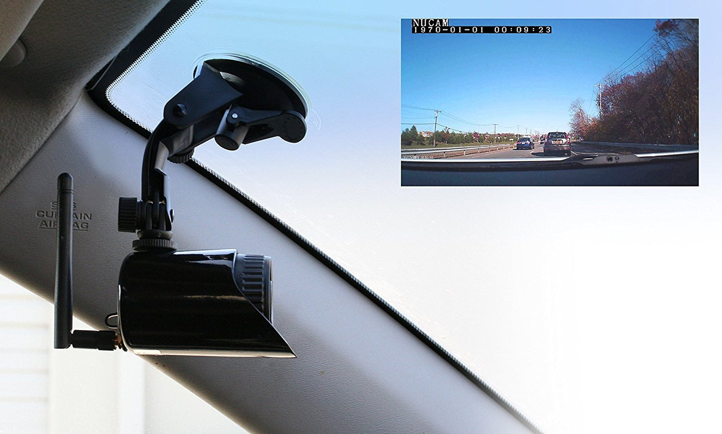 NUCAM 32GB Wireless Portable Magnetic Base Battery Powered RV/Trailer/Truck Hitch Backup Camera NuCam WR Surveillance IP Camera w. 1/4"-20 UNC Hole