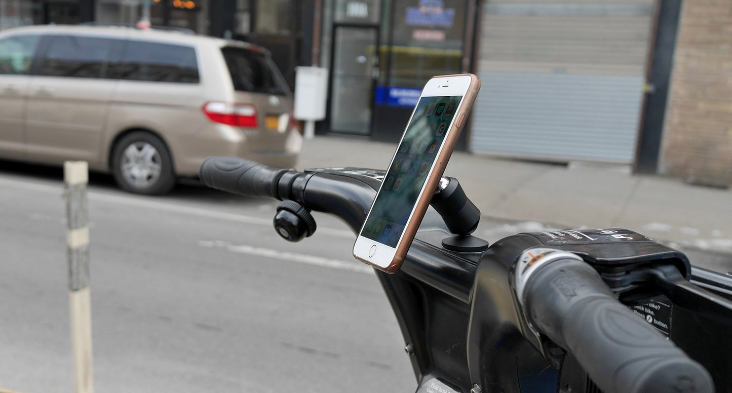 CLUTCHIT The Original Dual Magnetic Movable Phone Holder and Tablet Mount (Gold)