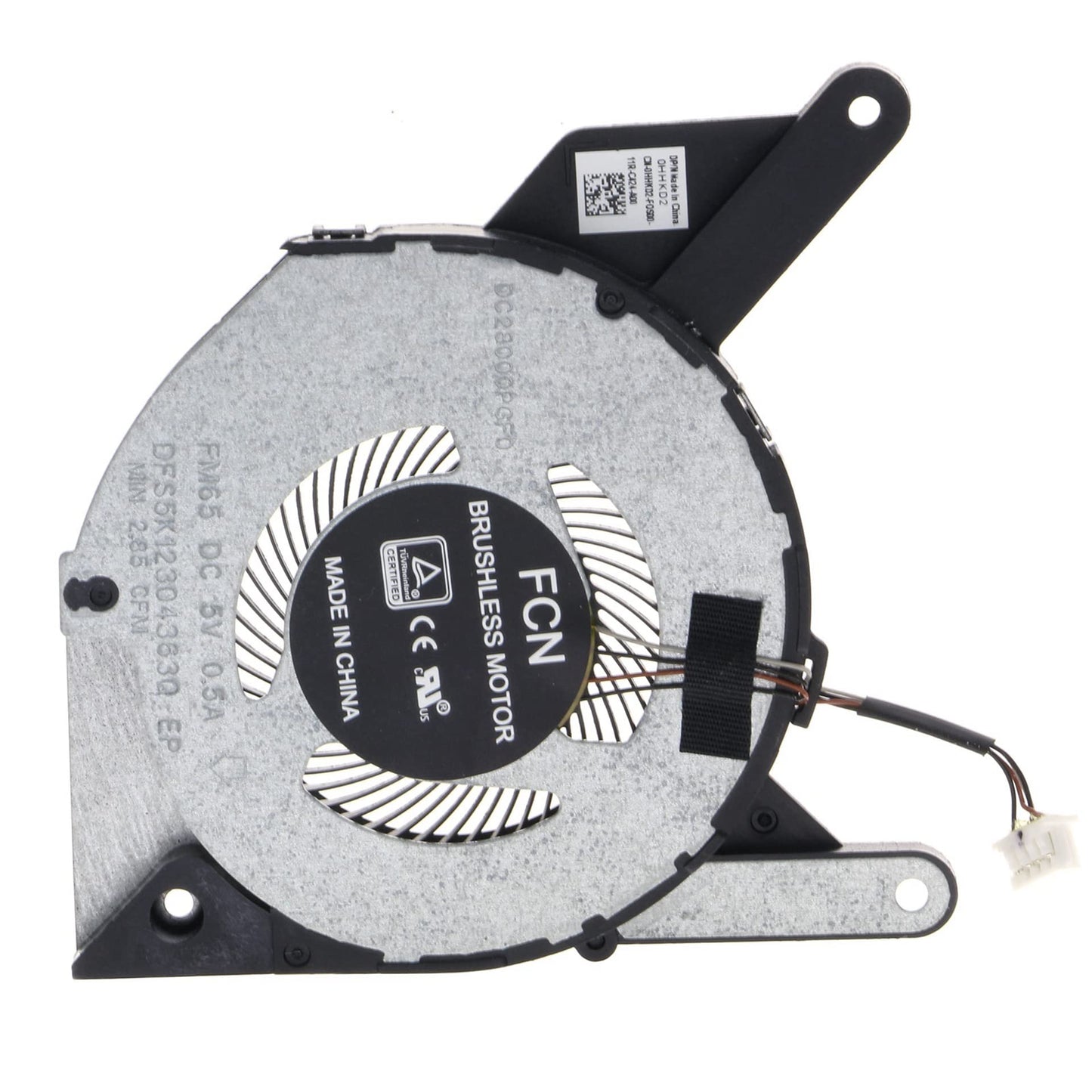 Replacement CPU Cooling Fan for DELL Latitude 5410 0HHKD2 FM65 DFS5K12304363Q