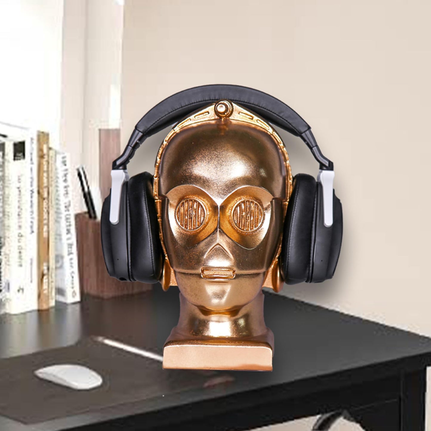 RKGOMDMU Desktop Headphone Stand, Suitable for Sennheiser, Bose, Beats, Razer, AirPod Max | Arch Bridge Design | Dust and Scratch Protection |