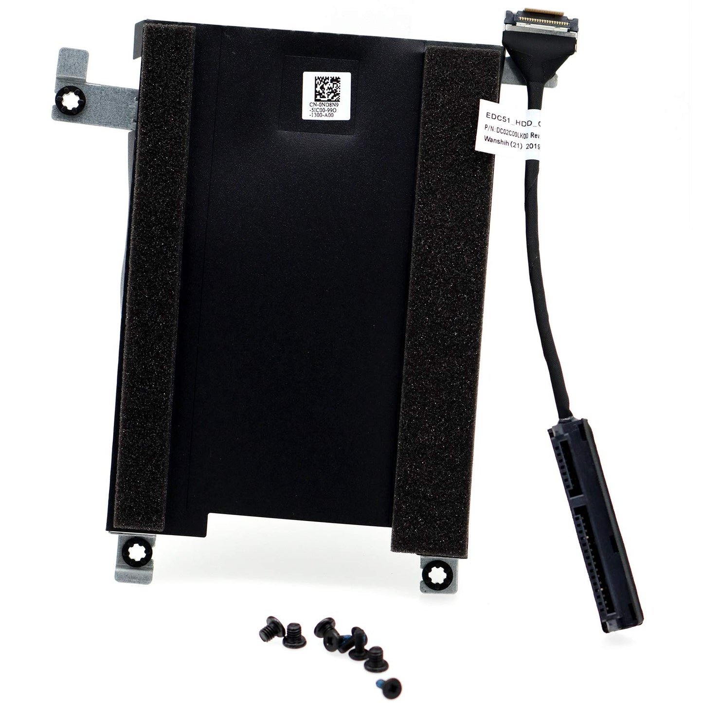 Deal4GO SATA Hard Drive Cable XY5F7 w/HDD Caddy Bracket ND8N9 for Dell Latitude 5500 5501 5502 5505 5510 5511 Precision 3540 3541 3542 3550 3551