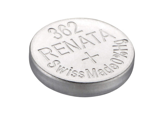 4 Renata 362 Button Cell Watch 0% Hg Mercury Free Batteries