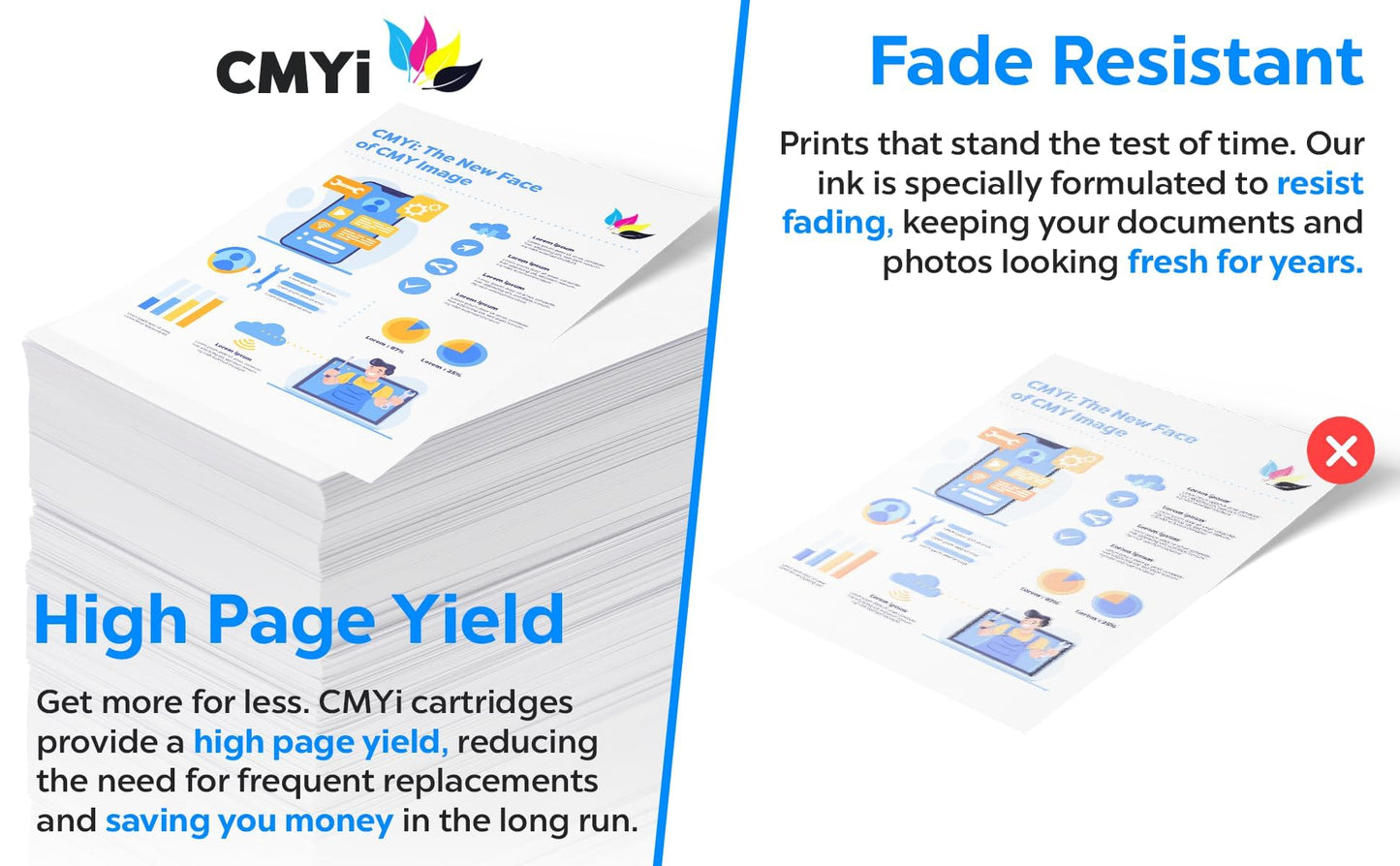 CMYi 902XL Black Replacement Ink Cartridge for HP OfficeJet 6950, 6951, 6954, 6958, 6962, 6975, 6979, Pro 6958, Pro 6960, Pro 6961, Pro 6963, Pro