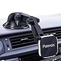Magnetic Phone Car Mount, Universal Dashboard Windshield Car Phone Mount Holder with Upgraded 3.2" Suction Cup,8 Strong Magnets Compatible with iPhone