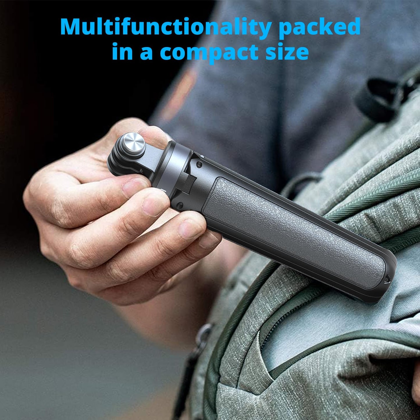 AKASO Mini Selfie Stick Tripod Lightweight Extension for Shooting Video Vlog Accessories Compatible with AKASO Action Camera EK7000/Brave 4/Brave 7