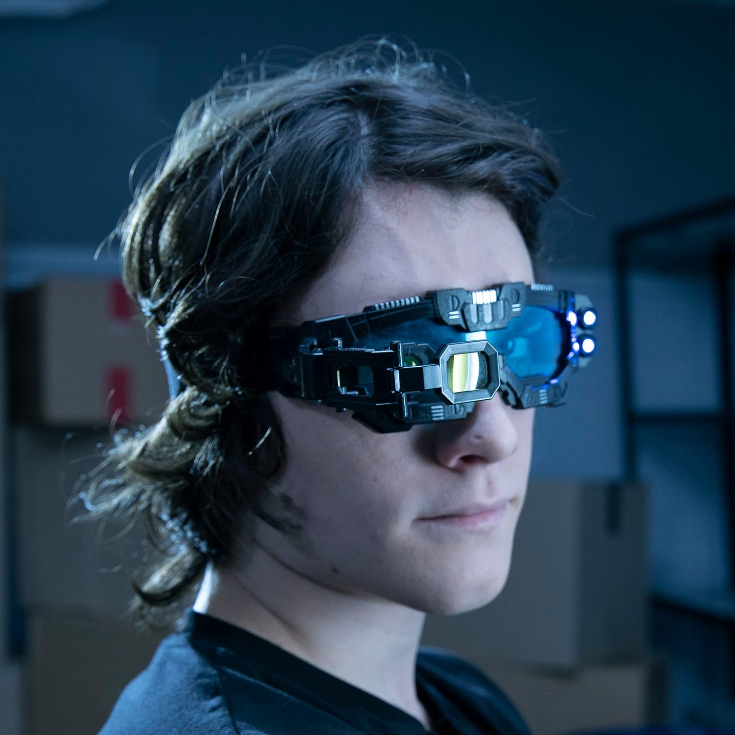 SpyX / Night Mission Goggles - Spy Kids Goggles Toy + LED Light Beams + Flip Out Scope. Adjustable Spy Lens/Glasses/Eyewear Toy Gadget for Junior…