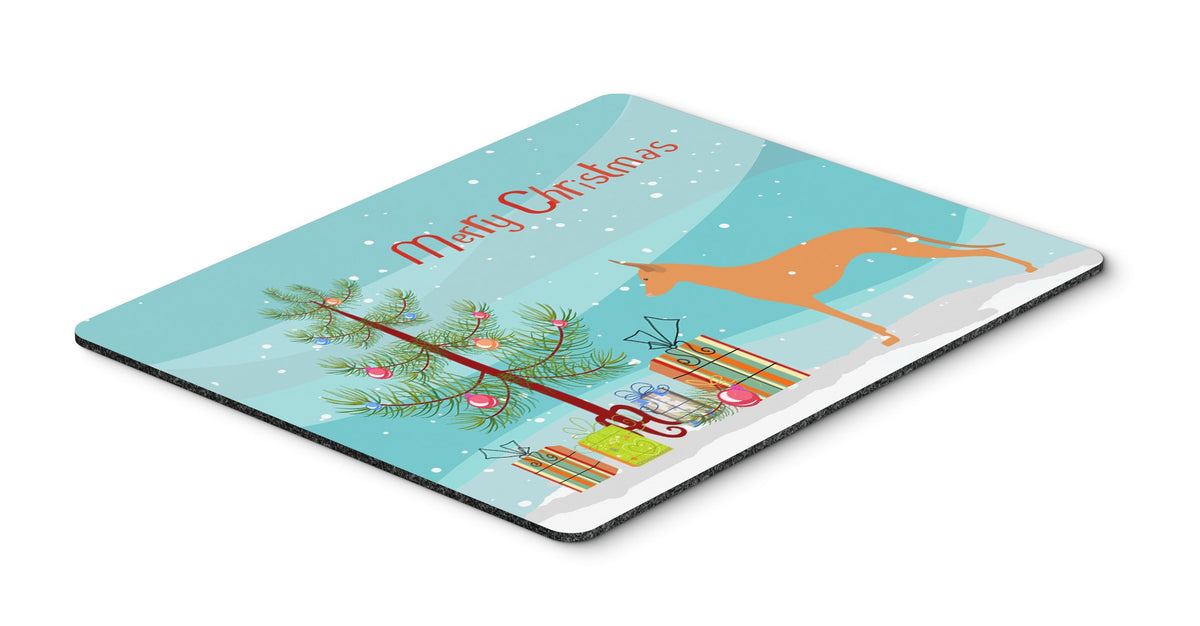 Caroline's Treasures BB2906MP Pharaoh Hound Merry Christmas Tree Mouse Pad, Hot Pad or Trivet for Home Office Gaming Working Computers Laptop Mouse