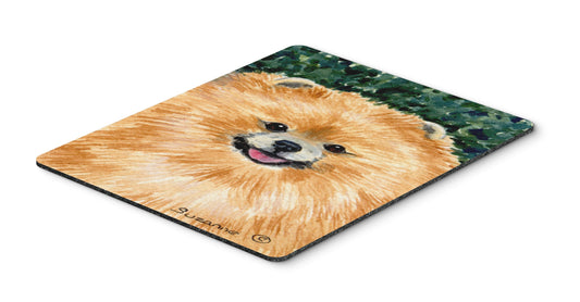 Caroline's Treasures SS8725MP Pomeranian Mouse Pad, Hot Pad or Trivet for Home Office Gaming Working Computers Laptop Mouse Mat,Washable Large