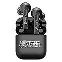 SANTANA BY CARLOS SANTANA Vida Active Noise Cancelling Earbuds - True Wireless Bluetooth Earbuds with Charging Case - Black