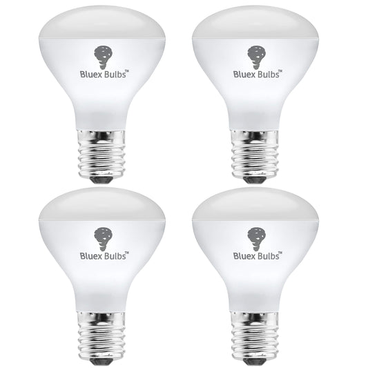 4 Pack R14 LED Bulb 4W E17 Base Mini Reflector Floodlight Light Bulb Dimmable 2700K Warm White - 40W Equivalent - e17 LED Bulb Dimmable E17
