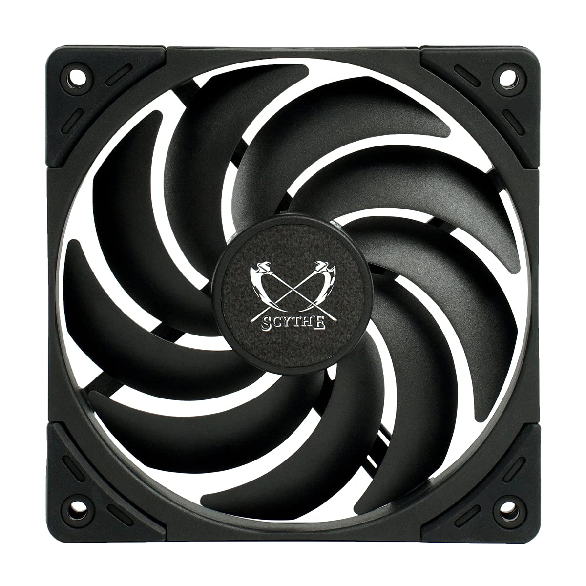 Scythe Wonder Snail 120 PWN - 2400 RPM, 120mm x 25mm Static Pressure Optimized High-Performance Computer Case Fan, Fluid Dynamic Bearing, 4-Pin