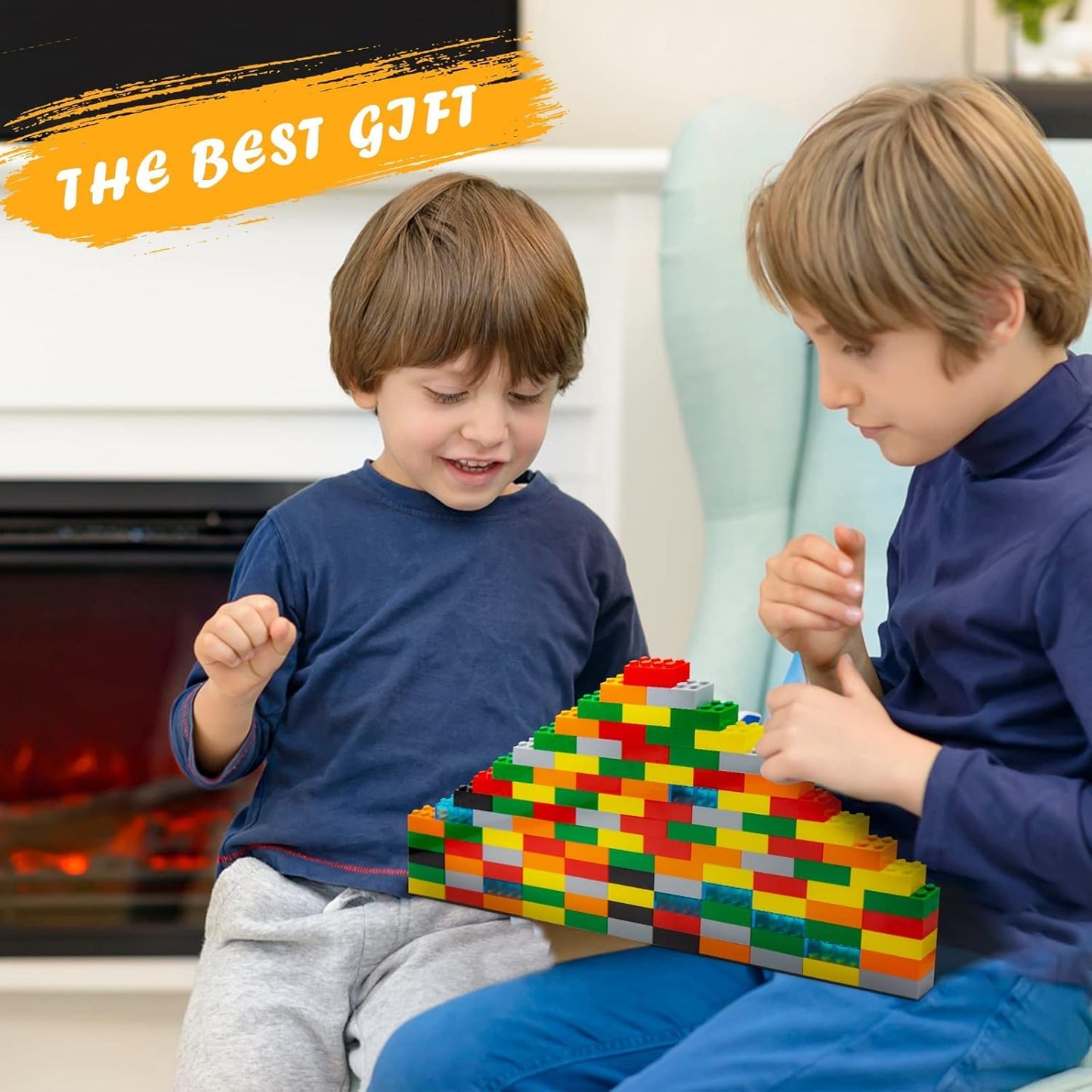 300 Piece Brown Bricks Bulk Assortment Pack - 12 Size Brown Brick Accessories for Building, Compatible with Lego Parts and Pieces