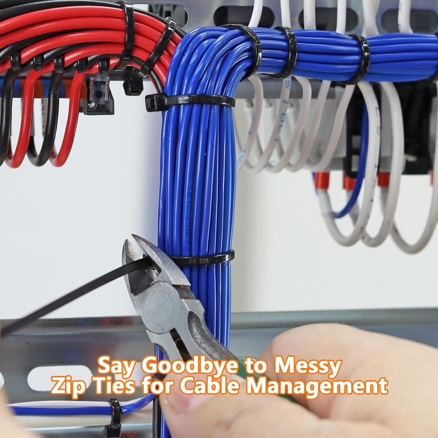 1000Pcs Black Zip Ties 6 Inch Bulk Small Cable Ties 6 In Heavy Duty Outdoor 40lbs, Mini Nylon Wire Ties 1000 Pack, Plastic Zip Tie Wraps, Zipties