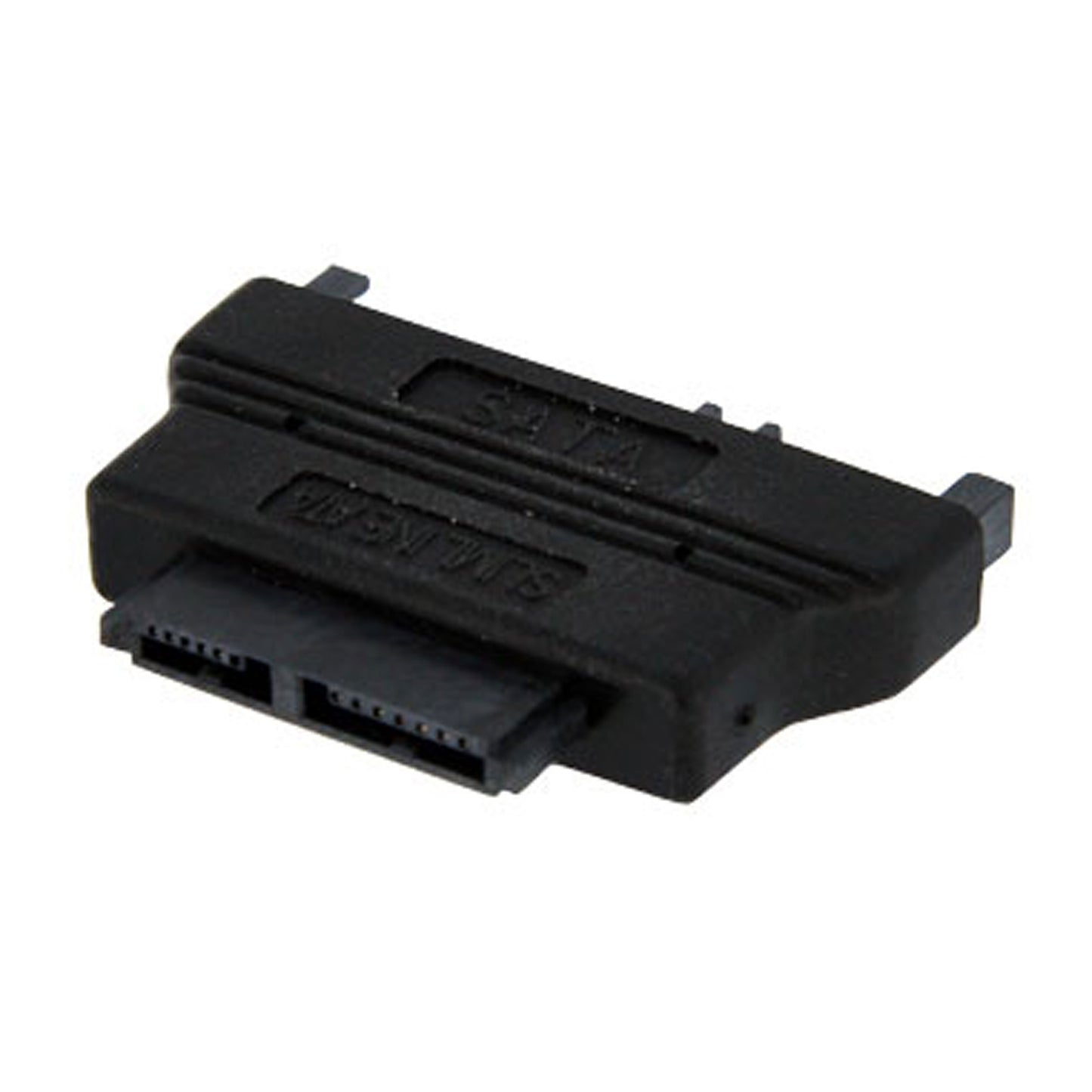 StarTech.com Slimline SATA to SATA Adapter with Power - F/M (SLSATAADAP),Black