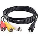 Tobysome Replacement Sony AV Cable for Handycam, VMC-15FS VMC-30FS 10Pin Audio Video Cable Cord Wire for Sony Handycam Camcorder Camera DCR-SR90