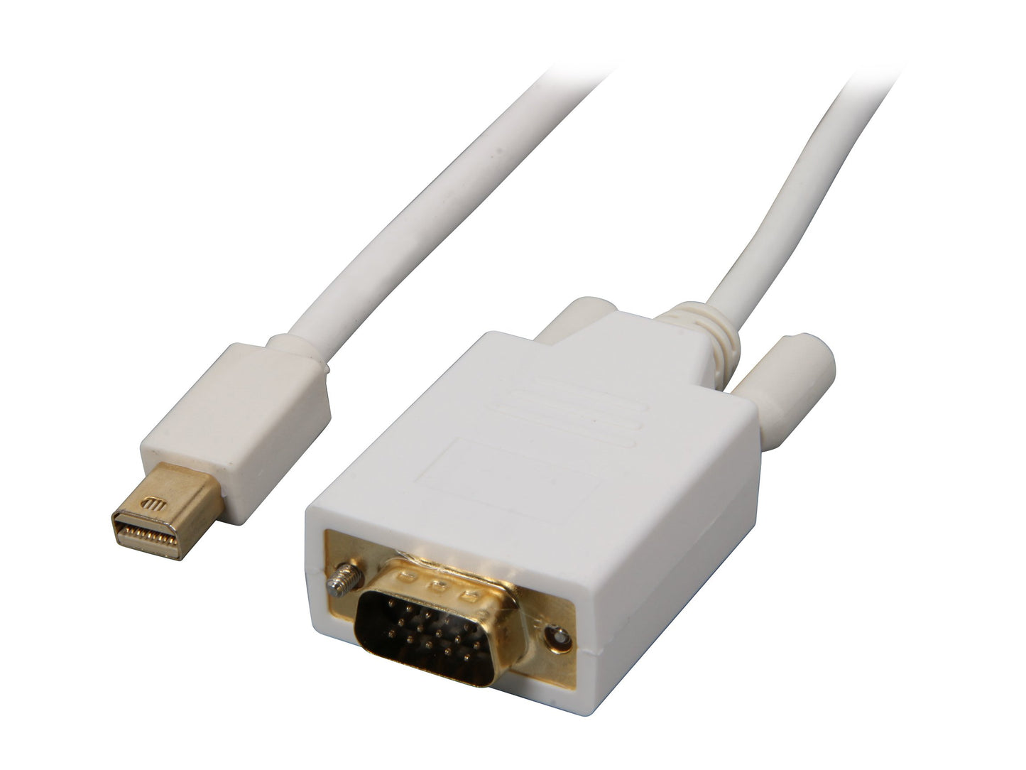 Nippon Labs MINIDP-VGA-10 10-Feet Mini Display Port Male to VGA Male 32AWG Cable, White