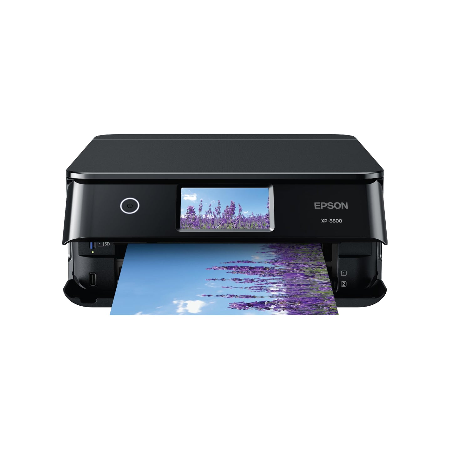 Epson Expression Photo XP-8800 Wireless Printer with 6-Color Claria Ink System, Borderless Prints up to 8.5" x 11", Fast Printing, 4.3" Color