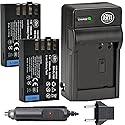 BM Premium 2 Pack of D-LI109 Batteries and Battery Charger for Pentax KP, K-R, K-S1, K-S2, K-30, K-50, K-70, K-500 Digital SLR Camera